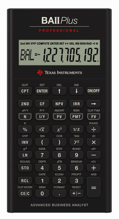 Kalkulator texas tehnični ba-ii plus professional