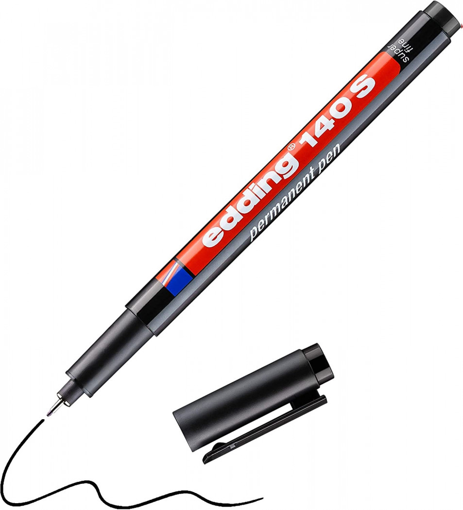 Edding OHP marker E-140, 0,3 mm, črn  10 KOS