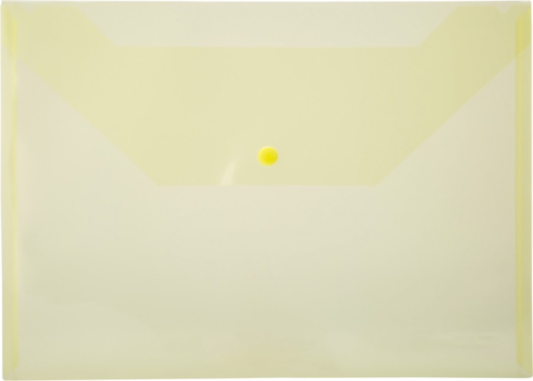 Mapa kuverta z gumbom office rumena