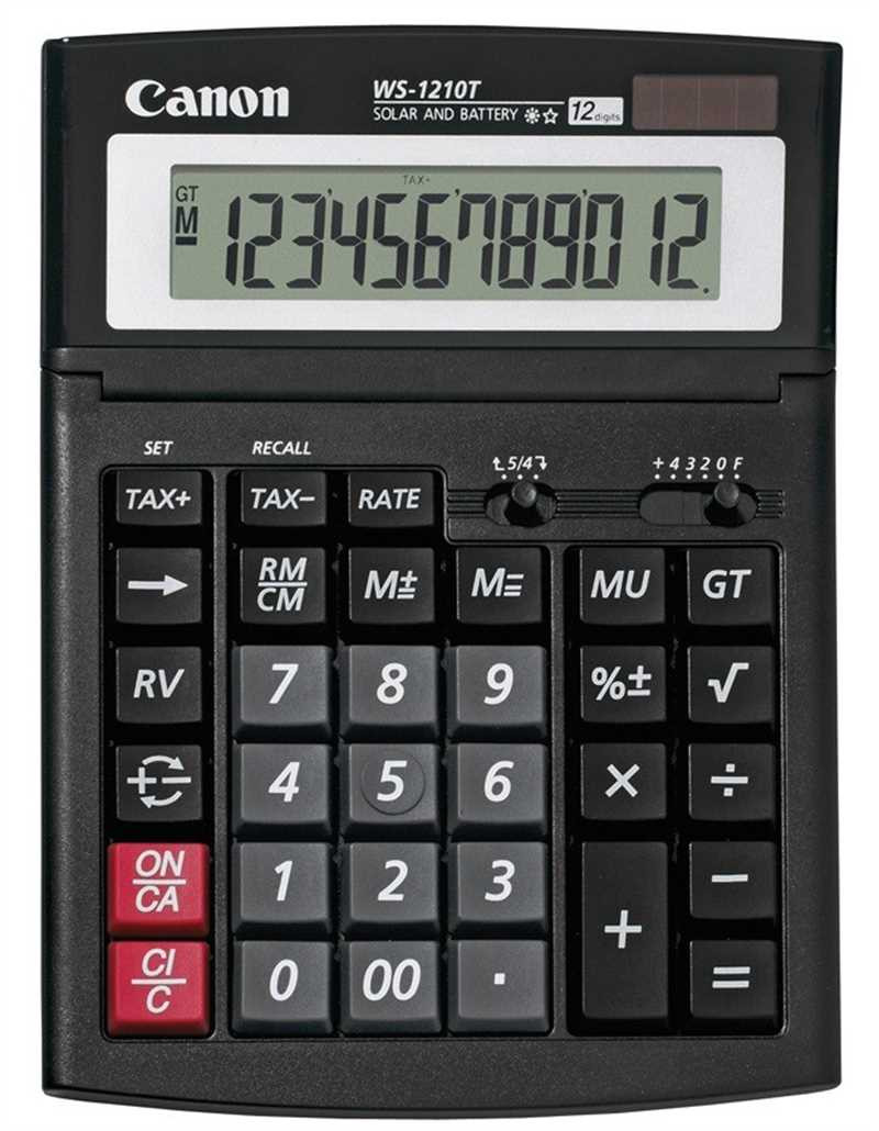 Kalkulator canon ws-1210t
