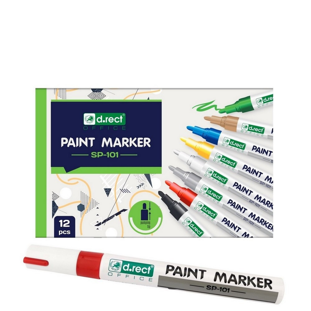 Flomaster paint marker levia sp-101 RDEČ
