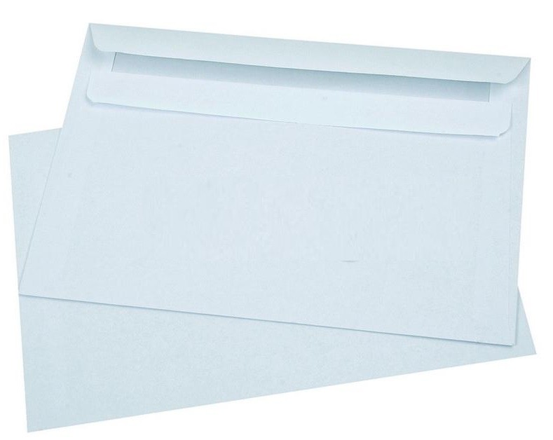 Kuverta bela b6 samolepilna 17,5x12,5 1/100