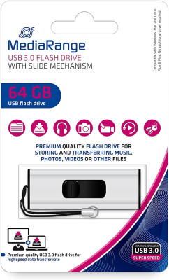 USB KLJUČ 64GB MEDIARANGE 3.0