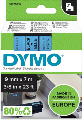 TRAK DYMO 9MMX7M D1 MODER/ČRN SO720710/40916