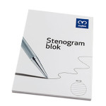 BLOK STENOMGRAM A4 50 L. ČRTAN 740123 MUFLON